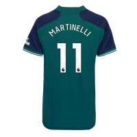 Camisa de Futebol Arsenal Gabriel Martinelli #11 Equipamento Alternativo Mulheres 2023-24 Manga Curta